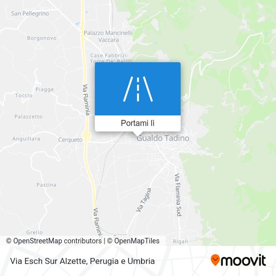 Mappa Via Esch Sur Alzette