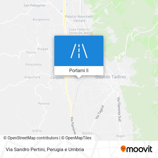 Mappa Via Sandro Pertini
