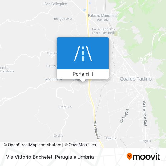 Mappa Via Vittorio Bachelet