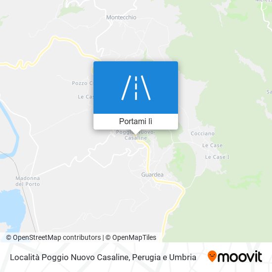 Mappa Località Poggio Nuovo Casaline