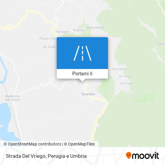 Mappa Strada Del Vriego