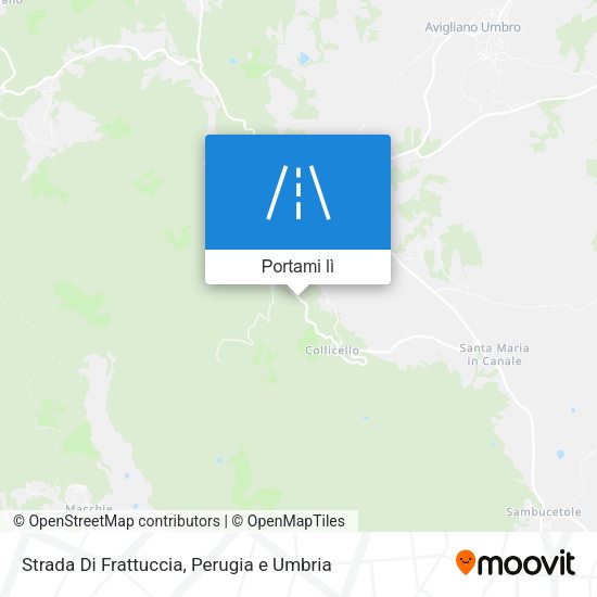 Mappa Strada Di Frattuccia