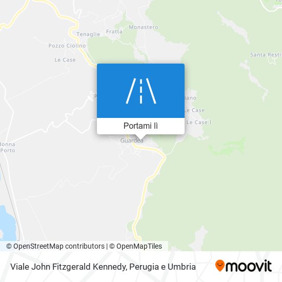 Mappa Viale John Fitzgerald Kennedy