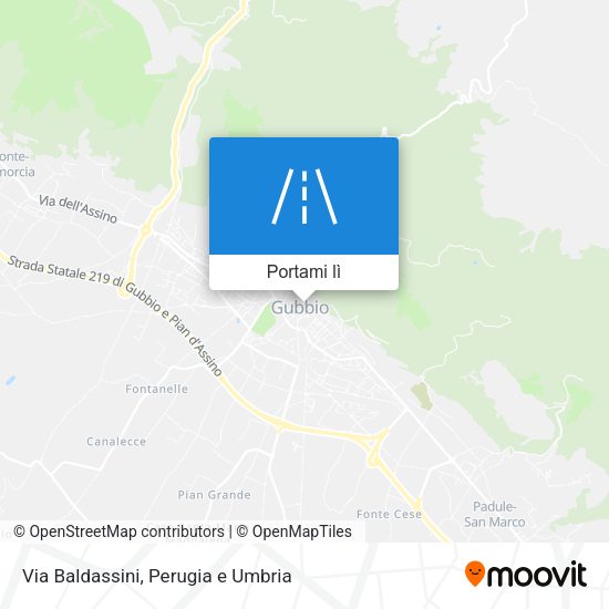 Mappa Via Baldassini