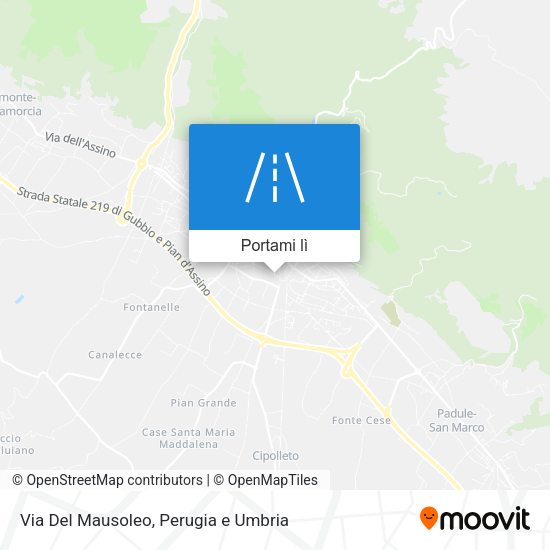 Mappa Via Del Mausoleo