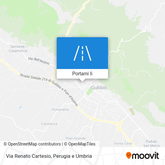 Mappa Via Renato Cartesio