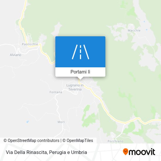 Mappa Via Della Rinascita