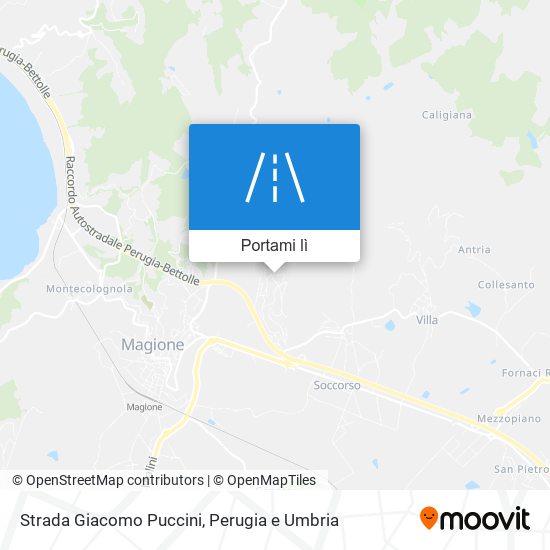 Mappa Strada Giacomo Puccini