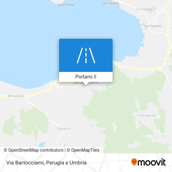 Mappa Via Bartocciami