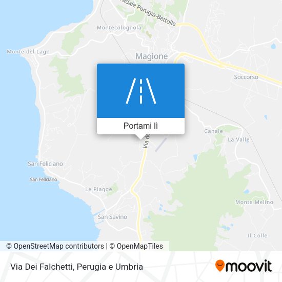 Mappa Via Dei Falchetti