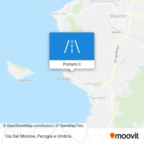 Mappa Via Del Morone