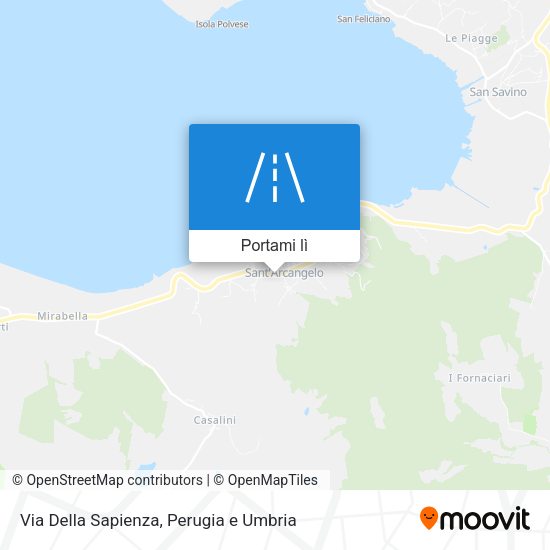 Mappa Via Della Sapienza