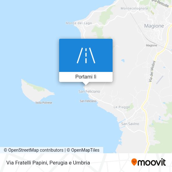 Mappa Via Fratelli Papini
