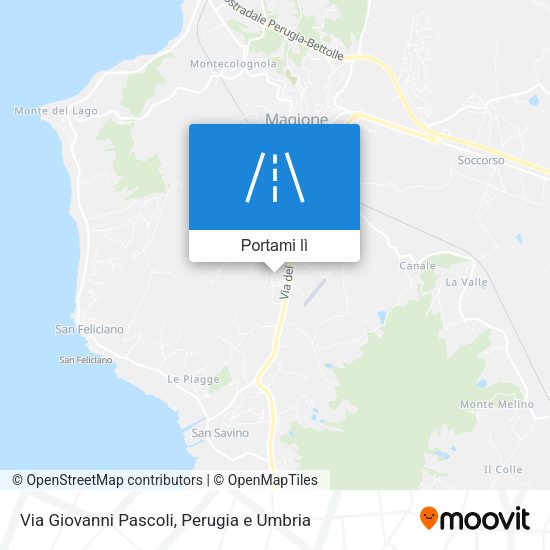 Mappa Via Giovanni Pascoli