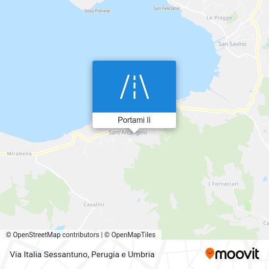 Mappa Via Italia Sessantuno