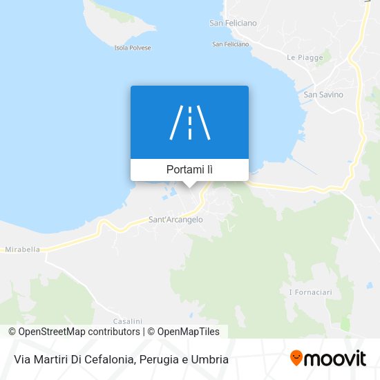 Mappa Via Martiri Di Cefalonia