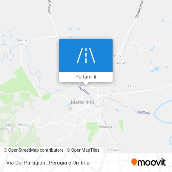 Mappa Via Dei Partigiani