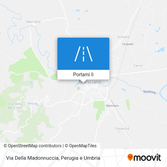 Mappa Via Della Madonnuccia