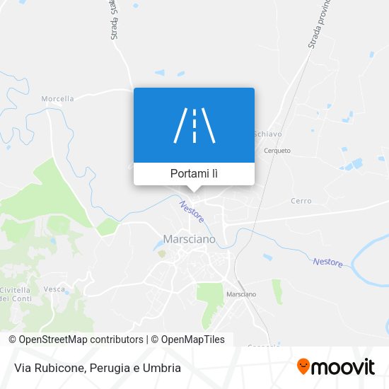 Mappa Via Rubicone