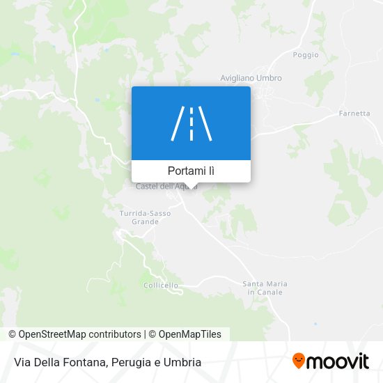 Mappa Via Della Fontana