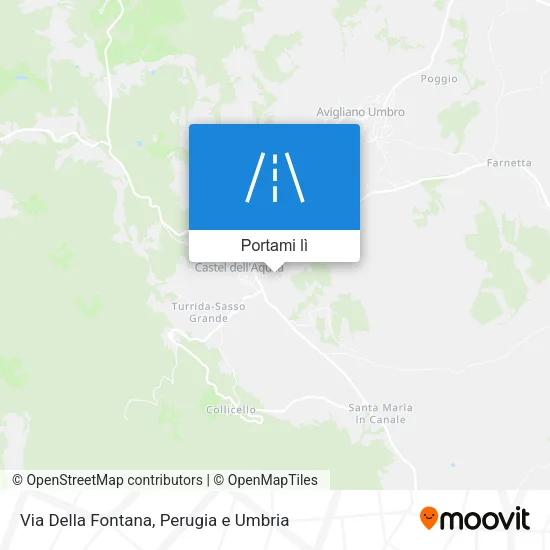 Mappa Via Della Fontana