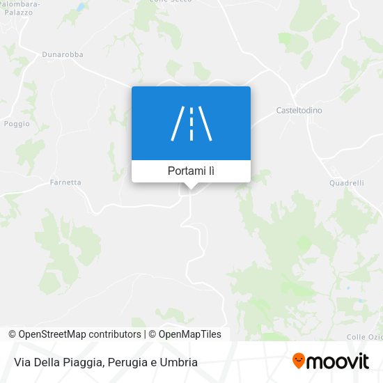 Mappa Via Della Piaggia