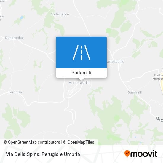 Mappa Via Della Spina
