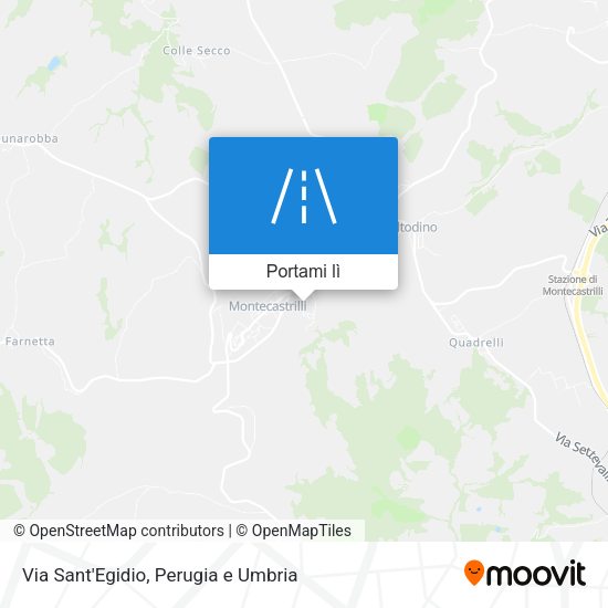 Mappa Via Sant'Egidio