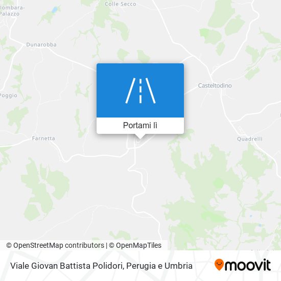 Mappa Viale Giovan Battista Polidori