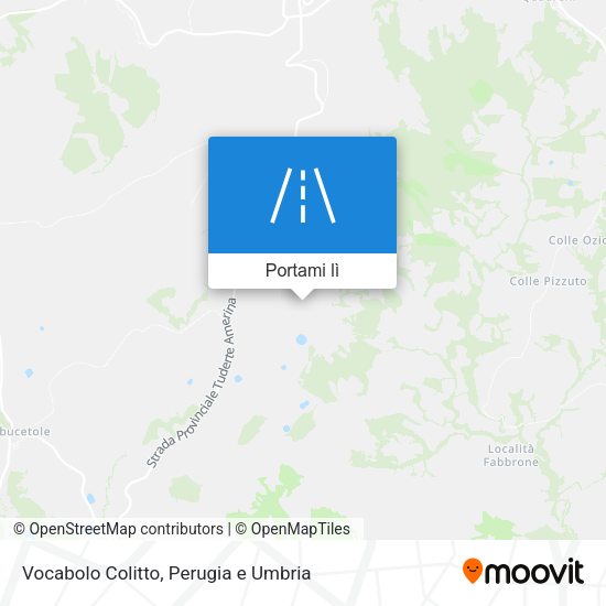 Mappa Vocabolo Colitto