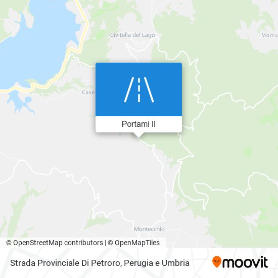 Mappa Strada Provinciale Di Petroro