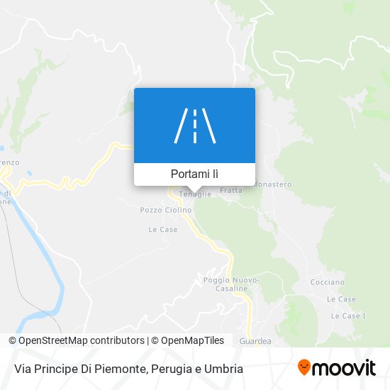 Mappa Via Principe Di Piemonte