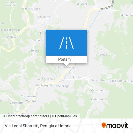 Mappa Via Leoni Sbarretti