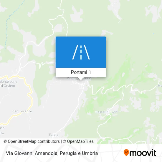 Mappa Via Giovanni Amendola