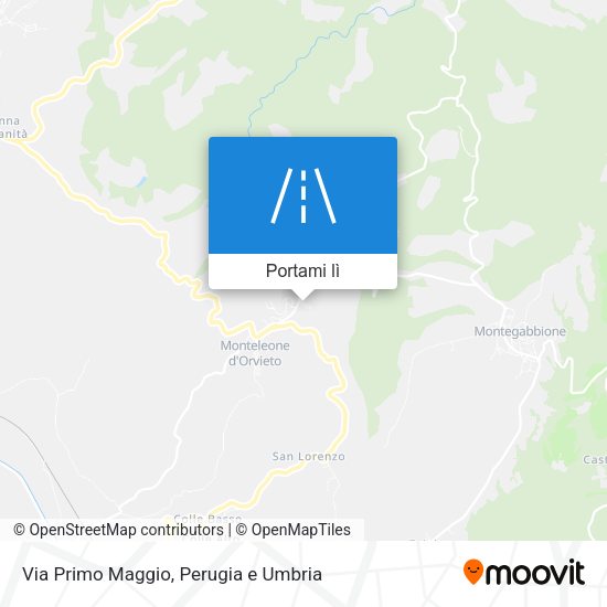 Mappa Via Primo Maggio