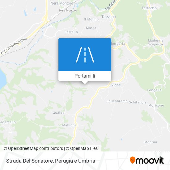 Mappa Strada Del Sonatore