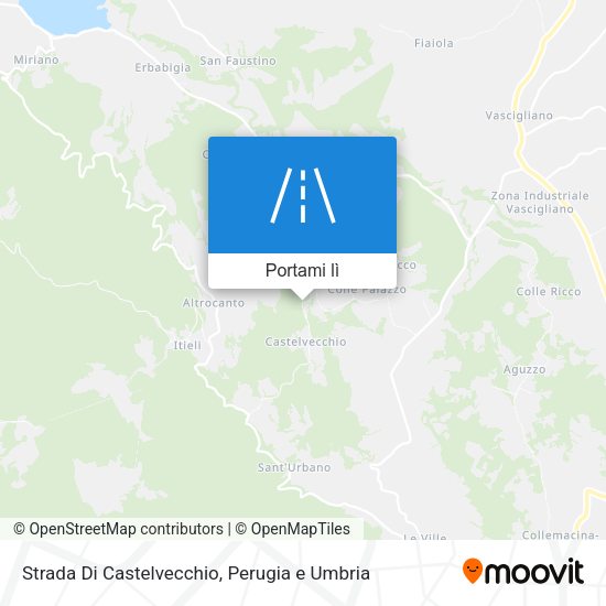 Mappa Strada Di Castelvecchio
