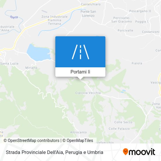 Mappa Strada Provinciale Dell'Aia