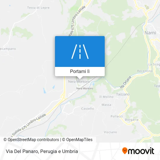 Mappa Via Del Panaro