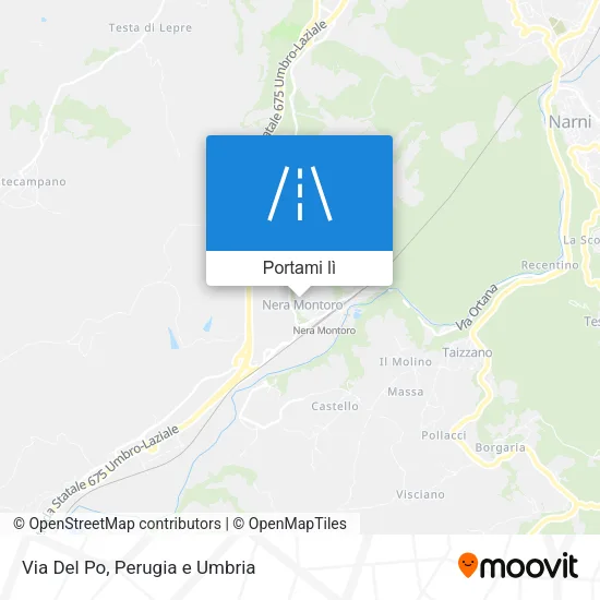 Mappa Via Del Po