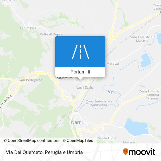 Mappa Via Del Querceto