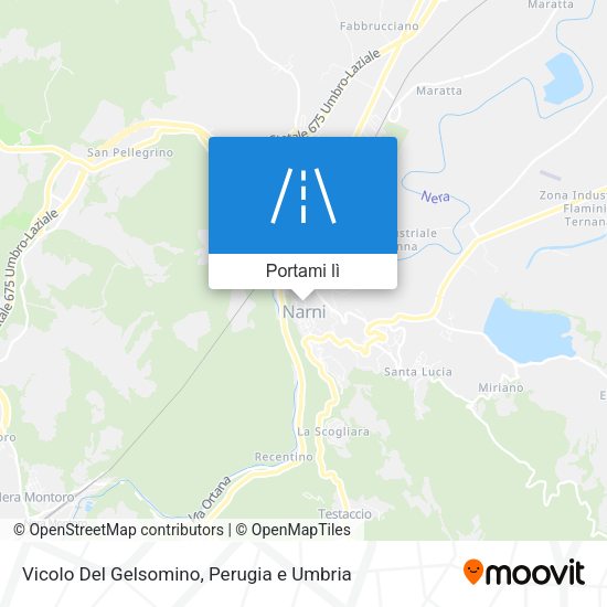 Mappa Vicolo Del Gelsomino