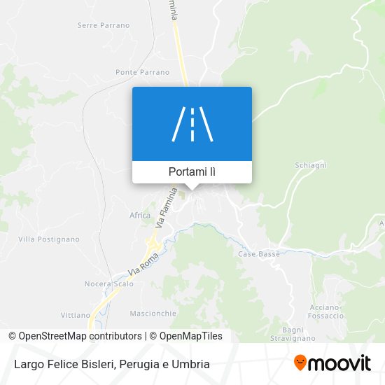 Mappa Largo Felice Bisleri