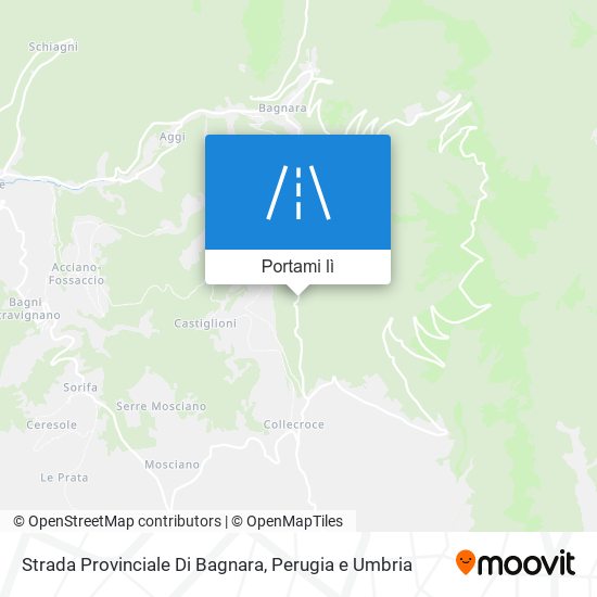 Mappa Strada Provinciale Di Bagnara