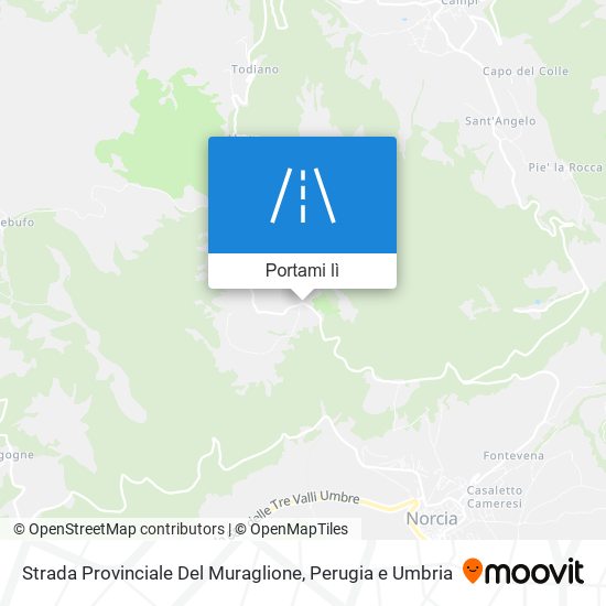 Mappa Strada Provinciale Del Muraglione