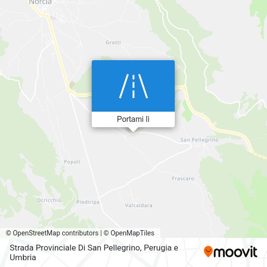 Mappa Strada Provinciale Di San Pellegrino