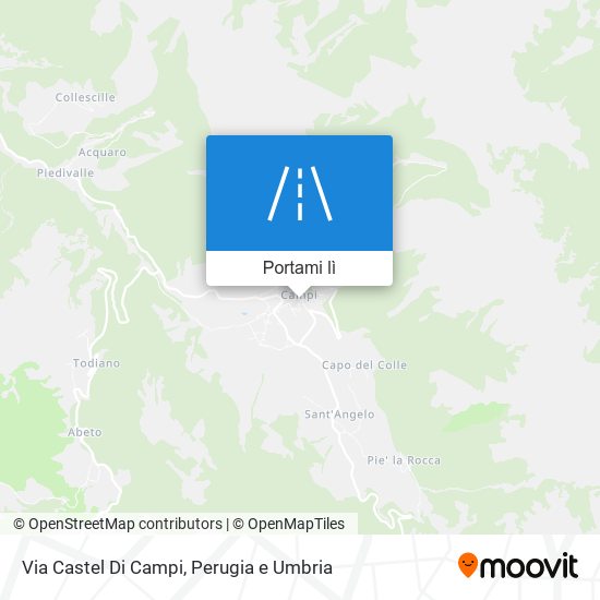 Mappa Via Castel Di Campi