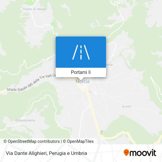 Mappa Via Dante Alighieri