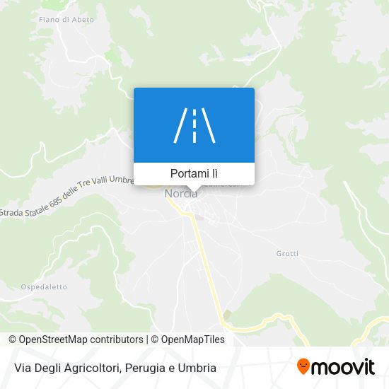 Mappa Via Degli Agricoltori