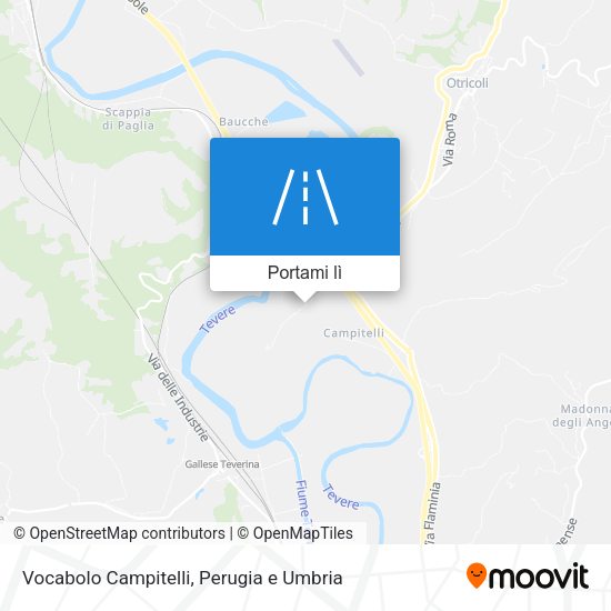 Mappa Vocabolo Campitelli